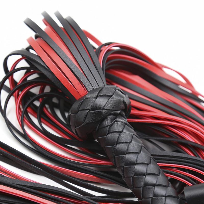 SM Kožený bič Flogger Rukoväť Výprask Pádlo Knout Flirt BDSM Hra pre dospelých Erotické sexuálne hračky pre ženy pre páry