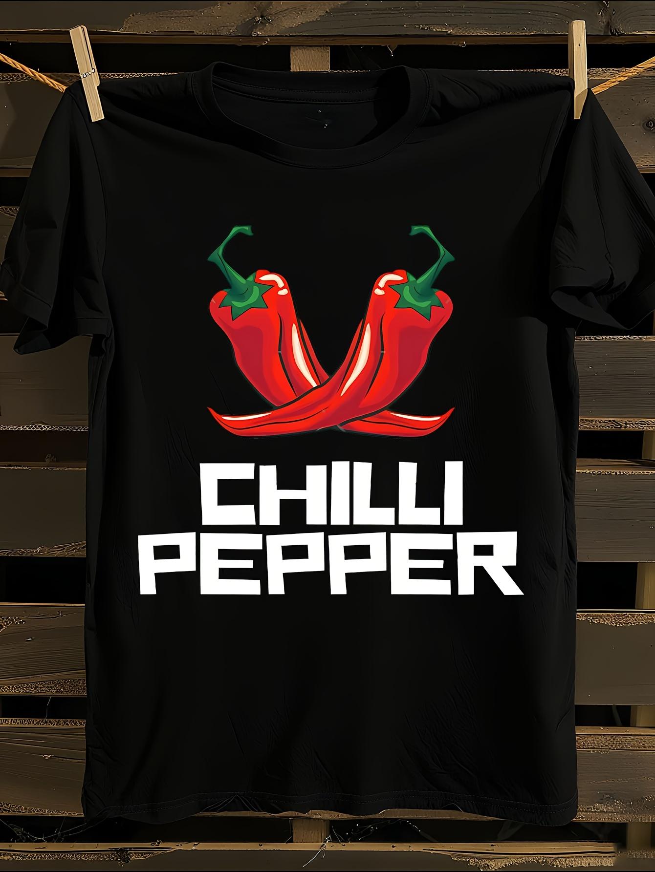 Funny Chili Pepper Graphic T-shirt XL