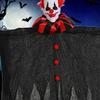 Spooky Halloween Hanging Horror Clown Ghost Decor Skeleton Props for Haunted House Garden Party Outdoor Indoor Decorations