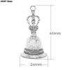 1PC Tibetan Bronze Bell Antique Bell Christmas Tree Pendant Brass Handicraft Magic Bell Wind Bell Shui Feng Bells For Decoration
