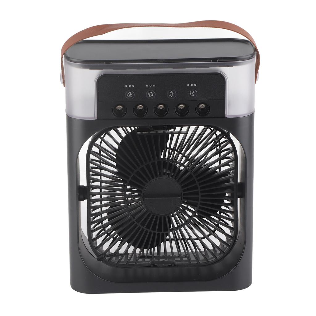 Personal Evaporative Air Cooler with 600ml Water Tank USB 7 Color Light 3 Speeds Air Cooler
