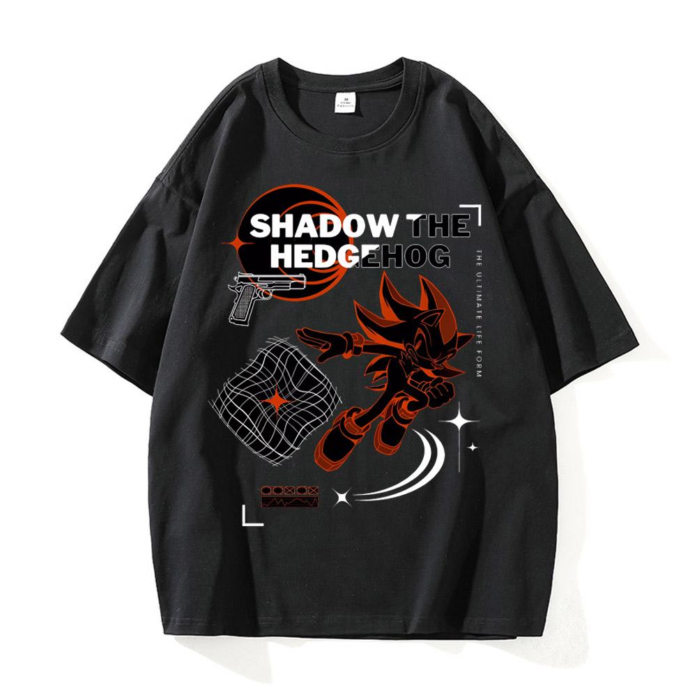 

Men Clothing New in Top & Tees Mens T-Shirt Camisetas Shadow Hedgehog Tee Shirt Homme Graphic T-Shirts Men Tshirt for Men Rop... S разноцветный