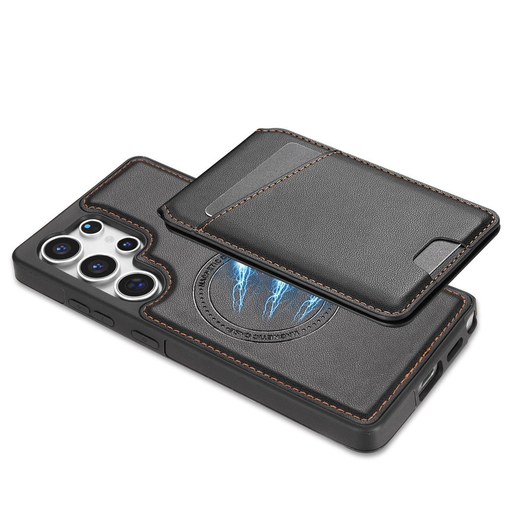 2 In 1 Detachable Wallet Magnetic Card Holder Case for Samsung Galaxy S25 Ultra S23 S24 FE S22 Plus A16 A55 A15 A54 Flip Cover