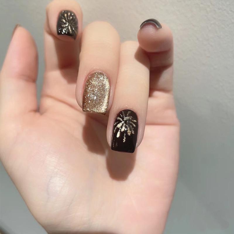 French Bow Press-On Student Nails: Handmade Short, Gentle Daily Wear