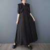 Spring and Summer Niche Ruffle Edge Dress, Loose Temperament Shirt, Long Skirt