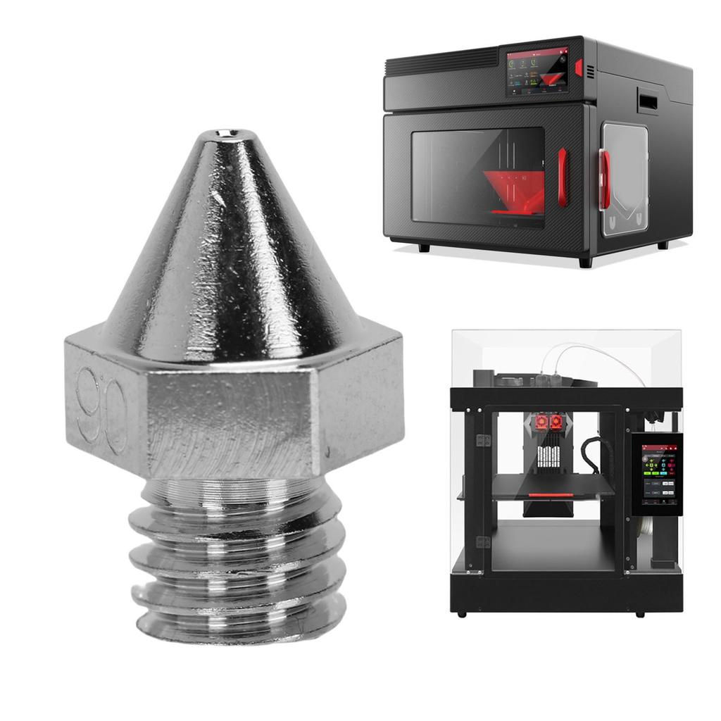 4PCS Extruder Nozzles Fit for Raise3D N Pro2 Pro3 E2 Series 3D Printer High Hardness Alloy Nozzle Set 0.2MM 0.4MM 0.6MM