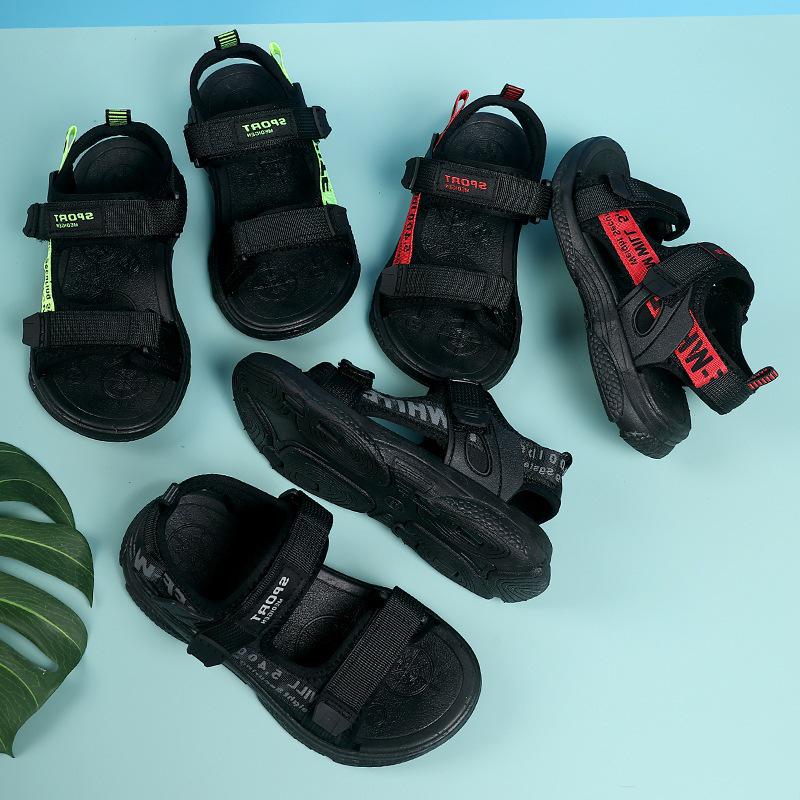 2025 Boys' Summer Beach Sandals: Non-Slip, Soft Sole, Anti-Collision Sports Shoes for Middle and Big Kids