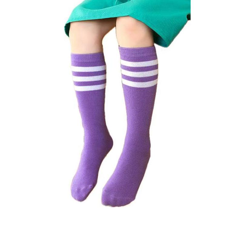 Red Mid-Calf Christmas Stockings & Halloween Cosplay Socks for Sports, Dance, and JK Style