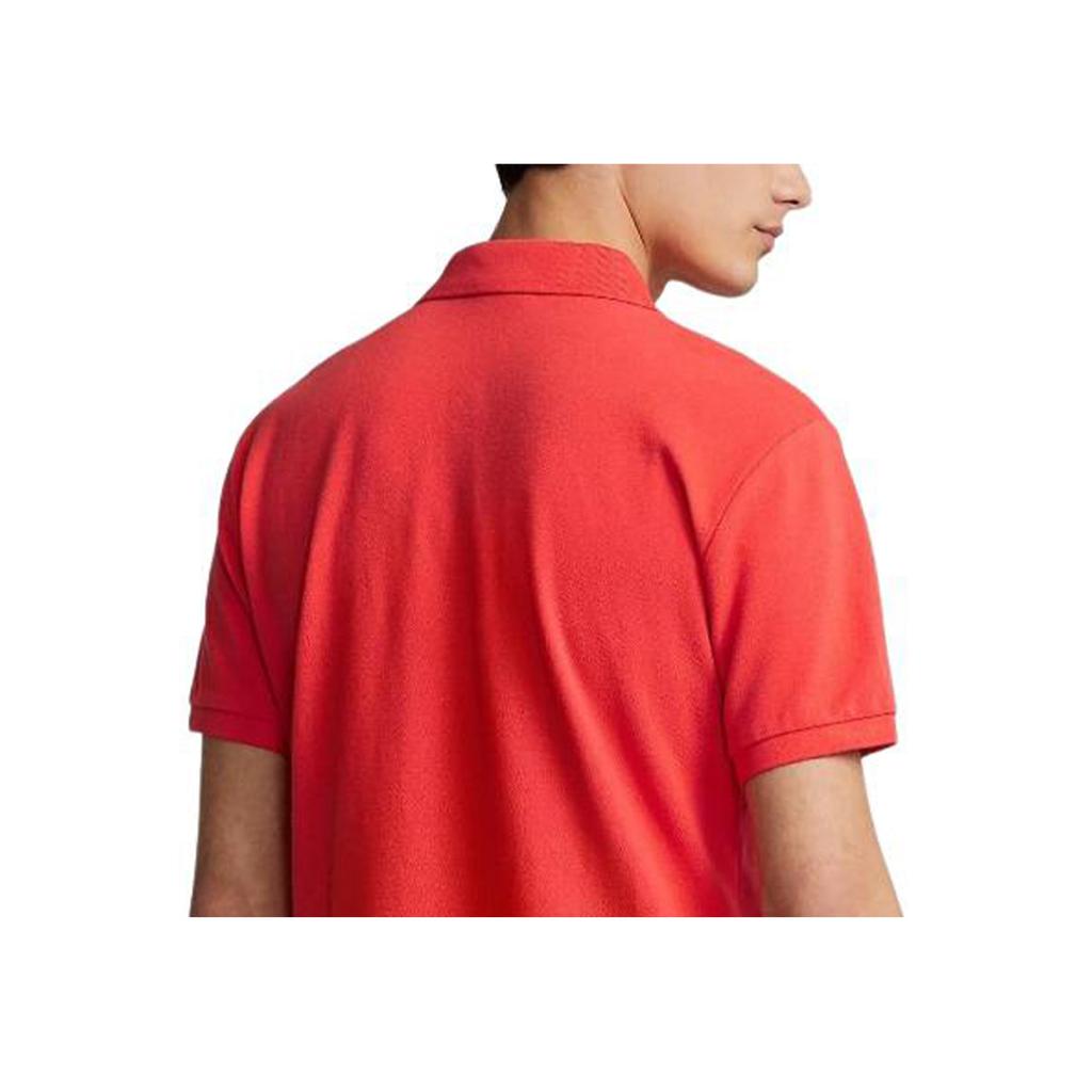 Polo Ralph Lauren Solid Color Pony Embroidered Pullover Short Sleeve Polo Shirt Men tops 710675974-119