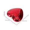 Hanging Heart Shaped Disco Ball Glass Reflective Sphere for Party Decorations Wedding Stage Ornament Sparkling Mirror Ball