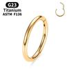 Piercing Naso Titanio G23 F136 Grado Impiantabile 14G 16G 18G 20G Clicker Diaframma Piercing Trago Gioielli Corpo Sexy