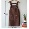 Canvas Chef Apron Waterproof Denim Apron Kitchen Sleeveless Apron  For Men Women