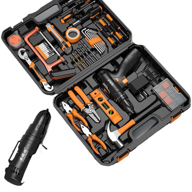 12V Multifunctional Electric Drill & Tool Set for Household Repairs