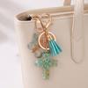 Tassel Butterfly Keychain Resin Bag Hanging Funny Cross Pendant Keychain  Key Decor