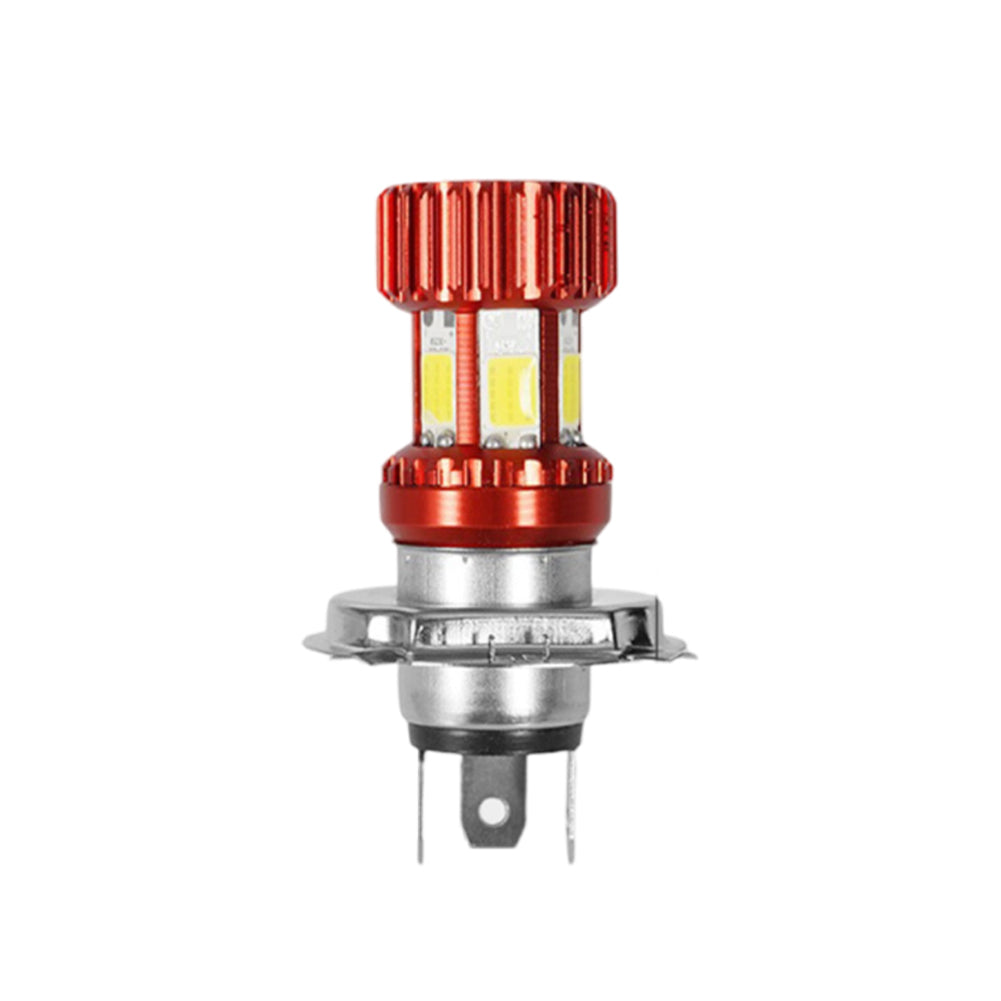 H4 BA20D Motorcycle LED Headlight Bulb Motorcycle Light Super Bright Lamp Scooter Motorbike DRL Lights Aluminium Alloy