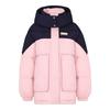 90 white duck down new national standard winter new loose contrasting colors thickened jacket color matching down jacket women