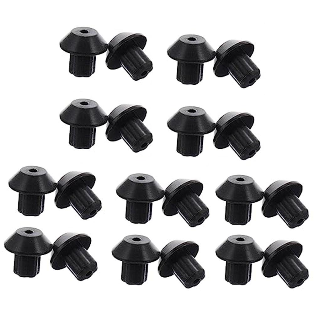 20 Stück Gasherd Gummifüße Stopper Brennerrost Fuß Gasherd Rostpad Gasherd DVGSU101 Und VGRT560-6GQ Ersatzteile