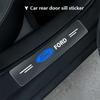 New 2026 Car Sticker 4x Car Transparent Car Door Threshold Sill Protective Film For Ford Focus 2 MK2 3 4 MK3 MK4 ST Mondeo Suit