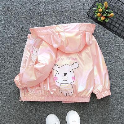 Fashion  Children's Clothing Cartoon Jacket Boys Girls Baby Outing Windbreaker Children Zipper Cardigan