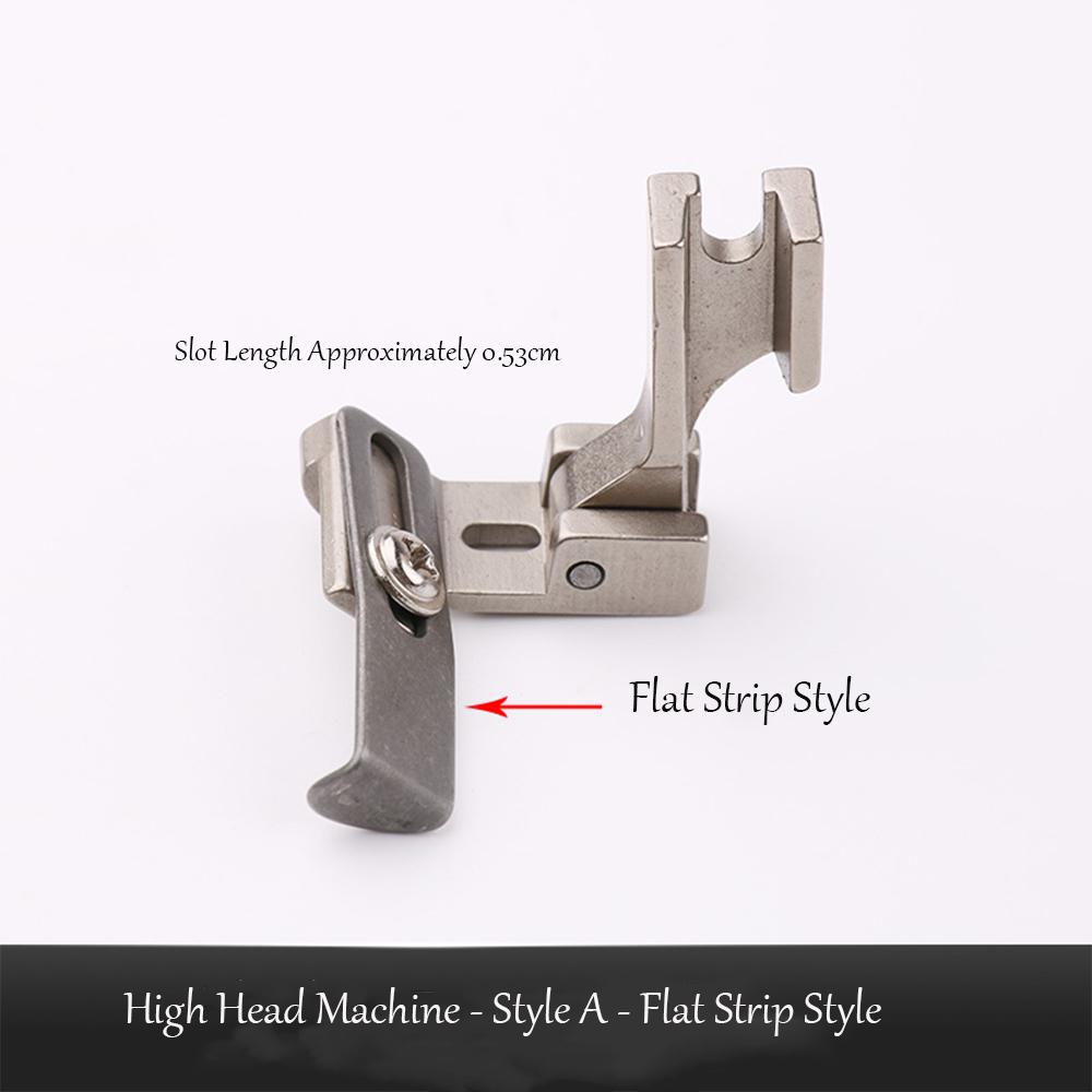 

Аксесуари для промислових швейних машин Прес-лапка для виготовлення капелюхів P8103 Регульована лапка з направляючим ременем для машин з високим підйомом