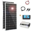 Kit de panneau solaire, sortie de sortie 240W, efficacité monocristalline, kit 240W 12V 24V 20A