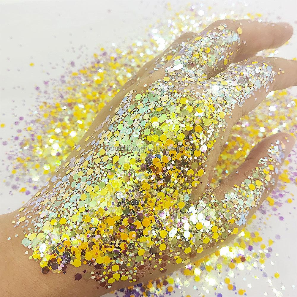 2022 Autumn&Winter Gorgeous Nail Accessories Sequins Bulk Glitter Powder Nail Stickers