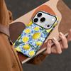 North American Station Art Style Simple Lemon Suitable for Apple 16Pro Filin Mobile Phone Case iPhone Double Anti-drop Cover