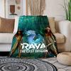 1pc Raya and The Last Dragon Printing Blanket - Soft, All-Season Throw for Living Room, Bedroom,Personalized Gift with Adorable Cartoon Design