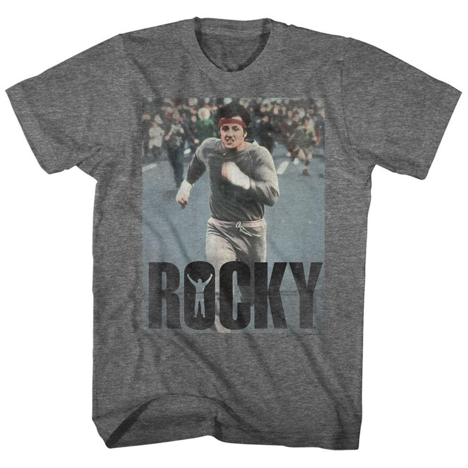 Rocky Am Doing a Run Graphite Heather T-Shirt 2XL