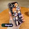 Date a Live Yamai Kaguya Clear Magsafe Mobile Phone Case for iPhone 17 16 15 14 13 12 11 Air Pro Max Plus Mini Colorful Cover