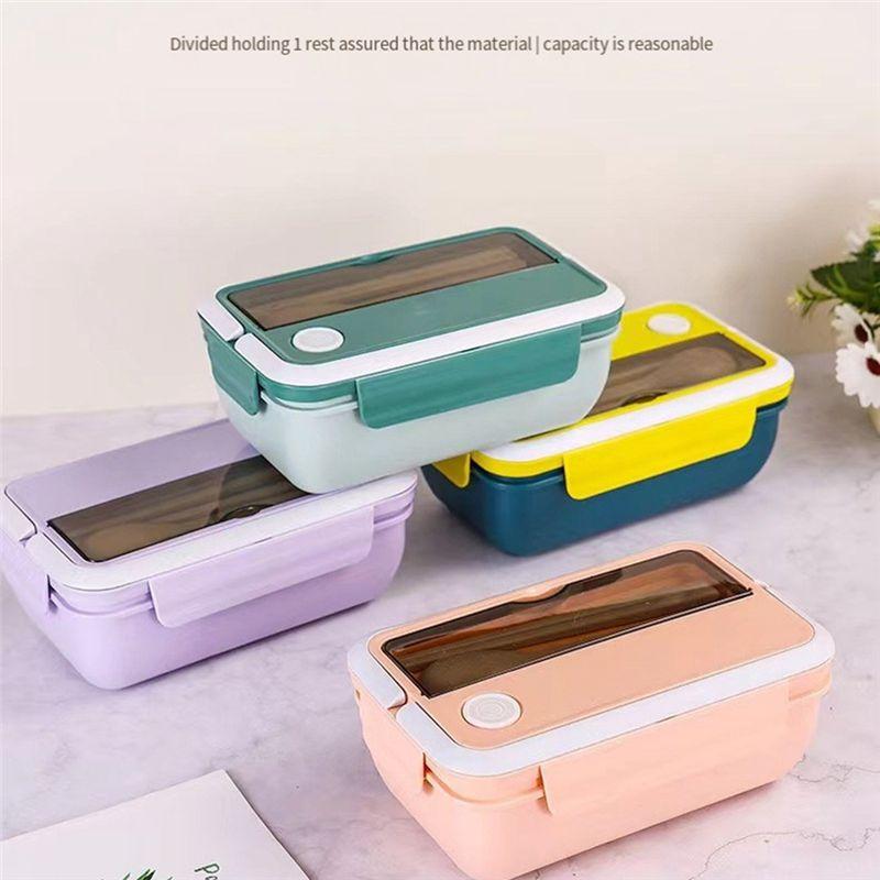 A84X-Large Capacity Student Lunch Box Korean Lunch Box Lunch Box Sealed Fresh-Keeping Box
