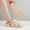 Summer New Thick Soled Casual Simple Comfortable Soft Breathable Cloud Feeling Indoor Home Outdoor Beach Hexagonal Hole Hole Shoes