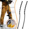 2 Pieces Ice Auger Blade Protectors Black Elastic for
