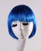 Parrucca Corta Sintetica BOB Completa Multicolore Cosplay Festa di Halloween Capelli Corti Parrucche Monocolore