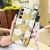 Anti-dust Wrist Strap Phone Case For Samsung Galaxy M56 5G/SM-M566B Kickstand Flower Shockproof Protective Soft case