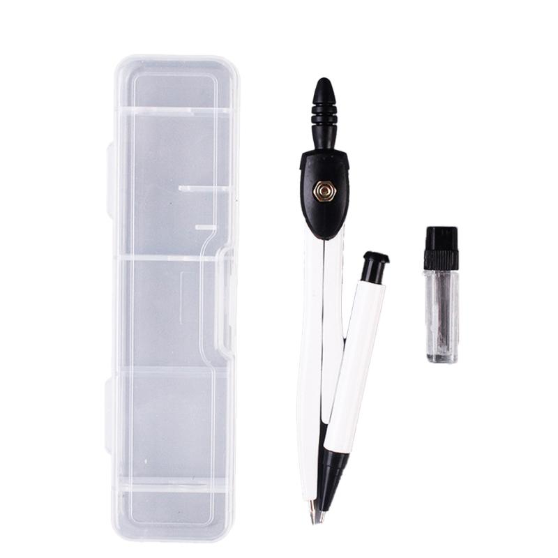 

Профессиональный набор компасов для рисования, инструменты для рисования по математике и геометрии, школьные принадлежности для экзамена, канцелярские принадлежности белый