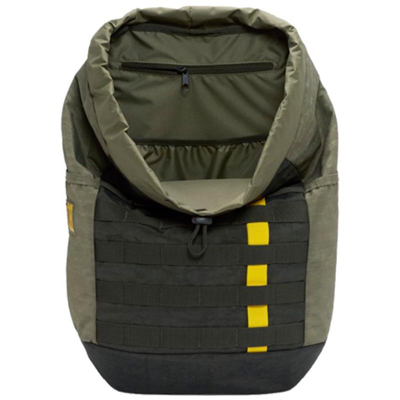 Nike Polyester Polyamide Backpack Regular Unisex Red Fir Green Casual CK1925-355