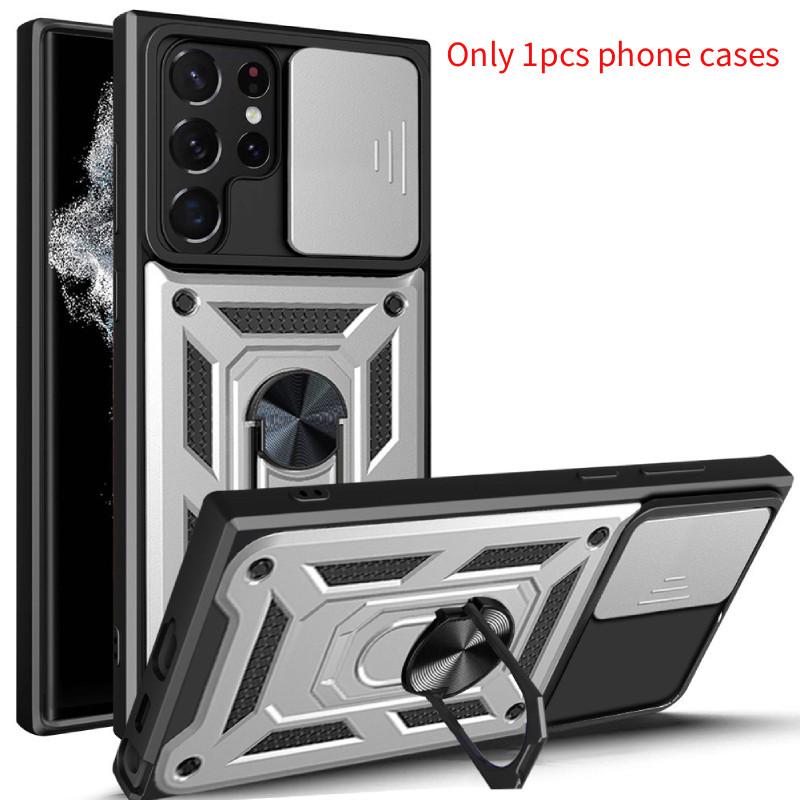 Samsung For Galaxy S24 Anti Fall Magnetic Phone Case With Bracket Protect Lens