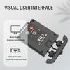 Outdoor Solar Clip Light with Motion Sensor Induction Adjustable Angle Power Mode Display