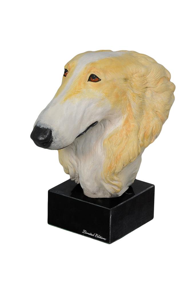 Borzoi, Russian Hunting Sighthound, Russian Wolfhound - Painted Figurine, Statue, Figure, Made by the Artist, Brand Art-Dog