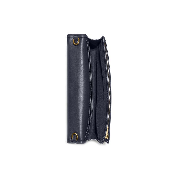 Coach Hayden Monogram Flap Jacquard Fabric And Calfskin Shoulder Crossbody Bag Women bags Dark-Blue C3824-B4RH3