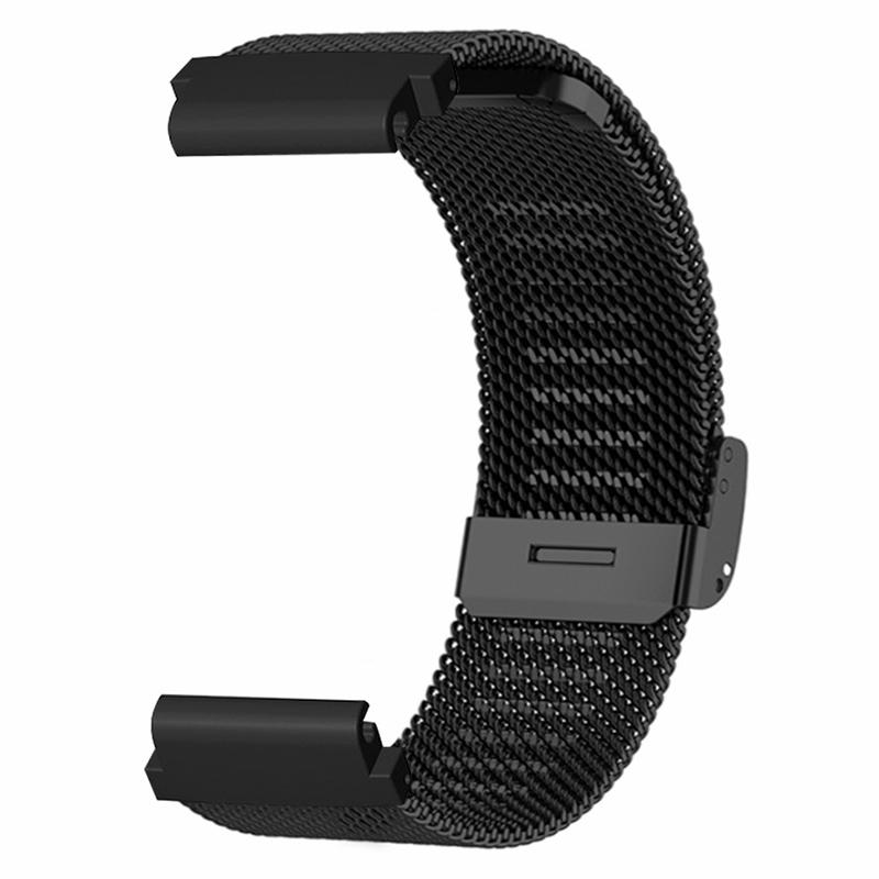 

Для Huami Amazfit Falcon/Garmin Fenix 7/6/5 Ремінець для годинника Міланський сітчастий браслет з 22 мм ПК-з єднувачем Black