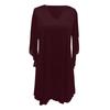 Women's Fashion Long Casual Dress With Irregular Sleeves In Solid Color Sequins