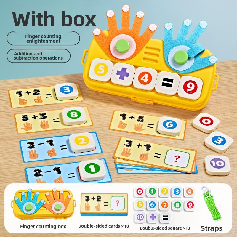 Toys Educational Montessori Math Learning Finger Counting Preschool Manipulatives Birthday Gifts Homeschool Early Boys Girls