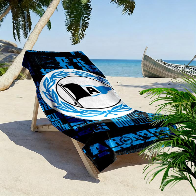Arminia Bielefeld Print Beach Towel, Large Soft Quick Dry Towel for Beach Camping Swimming