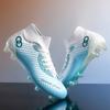 Unisex AG Long Spike Turf Soccer Cleats for Youth - Professional Outdoor Sports & Training Shoes