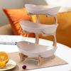 Snack Serving Tray Dried Fruit Organizer Plate with Holder Dishes Dessert for