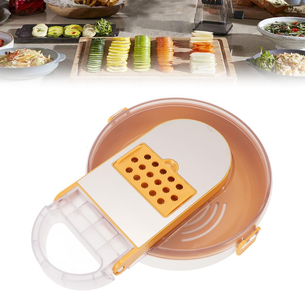 Kitchen Chopper Vegetable Grater Multipurpose Potato Cutter Shredder with Drain Basket for Slicing Dicing Grinding