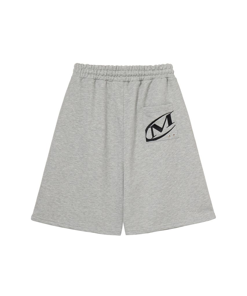 Mihag Pocket Logo Bermuda Shorts (Gray)