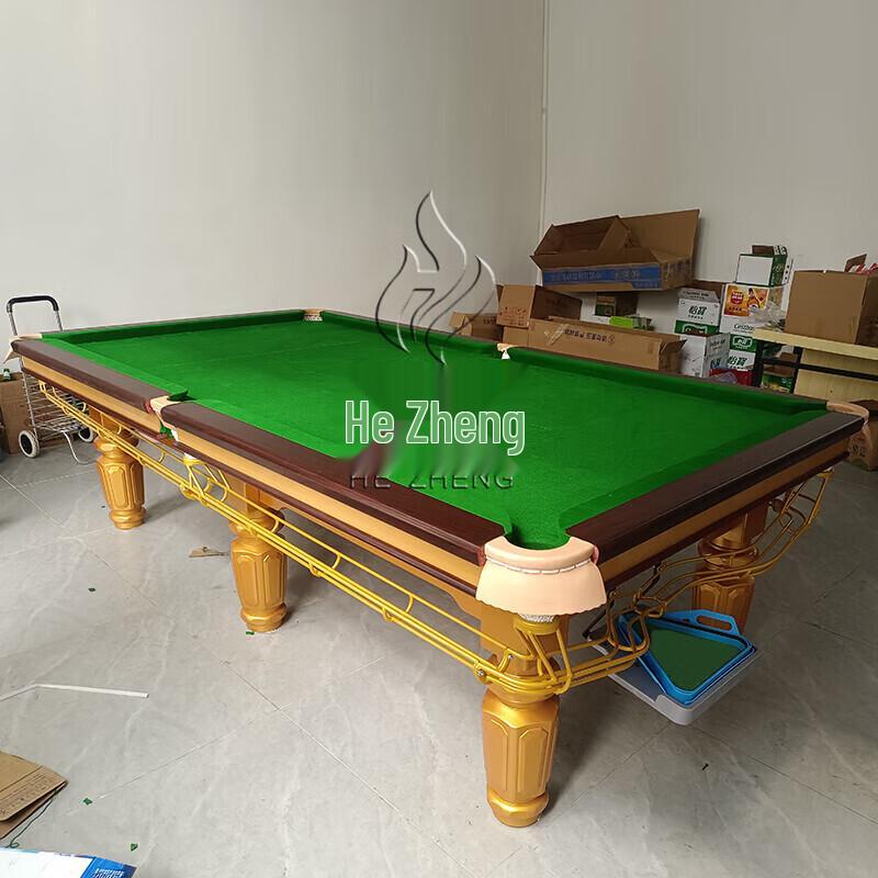 Hezheng 9-Foot Standard Chinese 8-Ball Home Pool Table